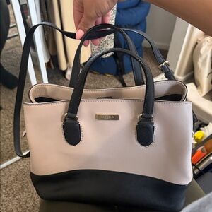 Kate Spade Black and Cream Satchel
